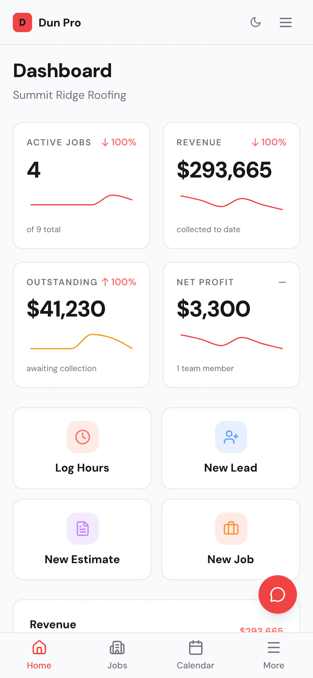 Dun Pro mobile app